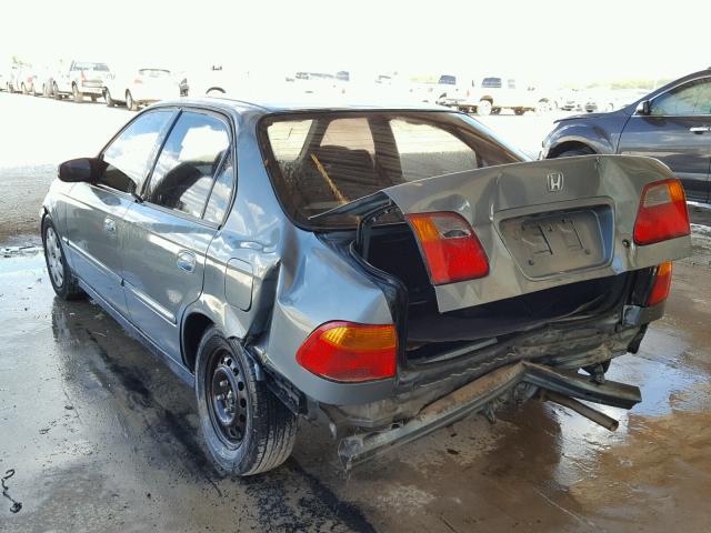 2HGEJ6618YH579317 - 2000 HONDA CIVIC BASE Mavi foto 3