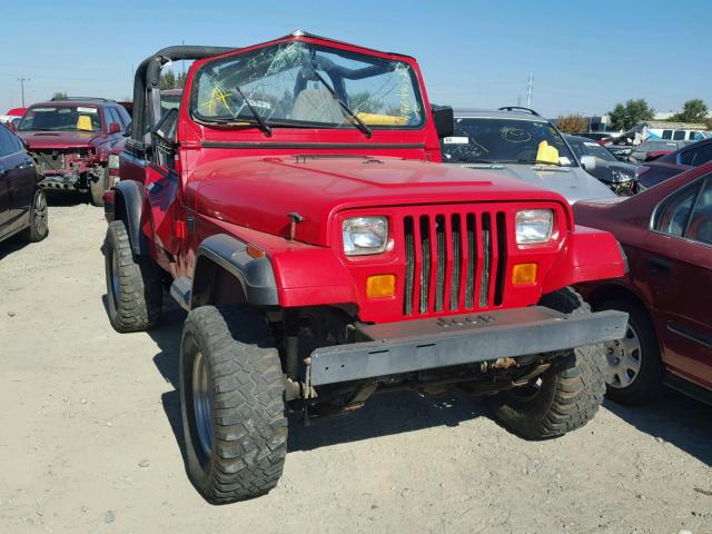 1J4FY29S7RP415981 - 1994 JEEP WRANGLER / RED photo 1