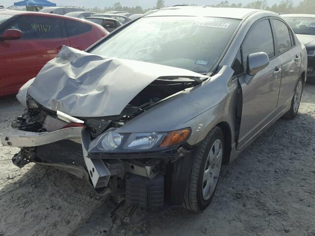 1HGFA16586L040934 - 2006 HONDA CIVIC LX GOLD photo 2