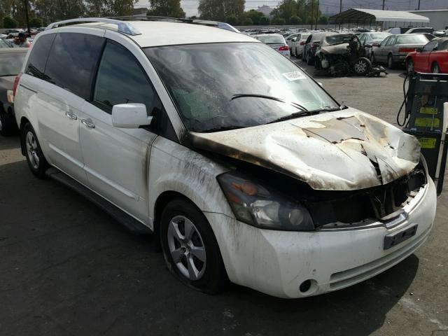 5N1BV28UX7N122922 - 2007 NISSAN QUEST S WHITE photo 1