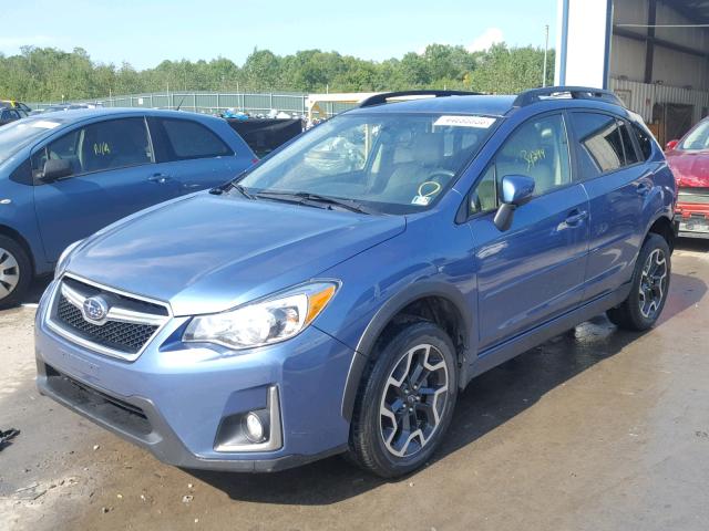 JF2GPAKC6G8236883 - 2016 SUBARU CROSSTREK BLUE photo 2