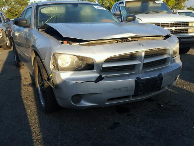 2B3KA43G36H311076 - 2006 DODGE CHARGER SE SILVER photo 9