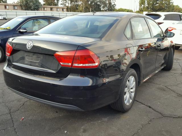 1VWAP7A32CC029730 - 2012 VOLKSWAGEN PASSAT S BLACK photo 4