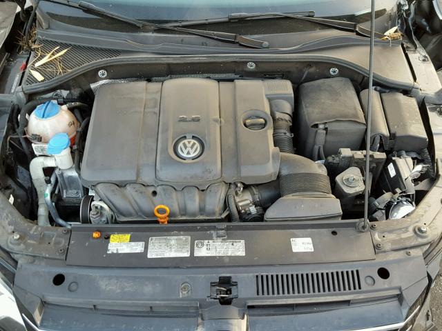 1VWAP7A32CC029730 - 2012 VOLKSWAGEN PASSAT S BLACK photo 7