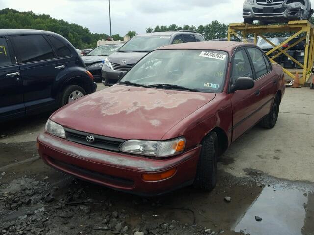 JT2AE09EXP0022238 - 1993 TOYOTA COROLLA LE RED photo 2