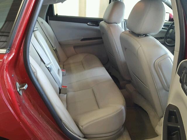 2G1WC5E37D1246032 - 2013 CHEVROLET IMPALA RED photo 6