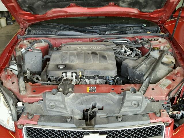 2G1WC5E37D1246032 - 2013 CHEVROLET IMPALA RED photo 7