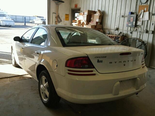 1B3EL46X74N211800 - 2004 DODGE STRATUS WHITE photo 3