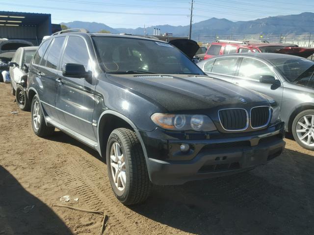 5UXFA13576LY39072 - 2006 BMW X5 3.0I BLACK photo 1