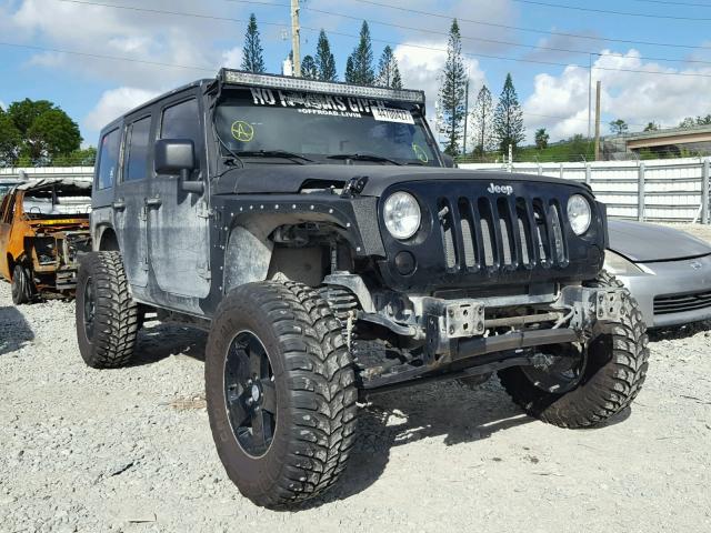 1J4BA3H13AL222871 - 2010 JEEP WRANGLER U BLACK photo 1