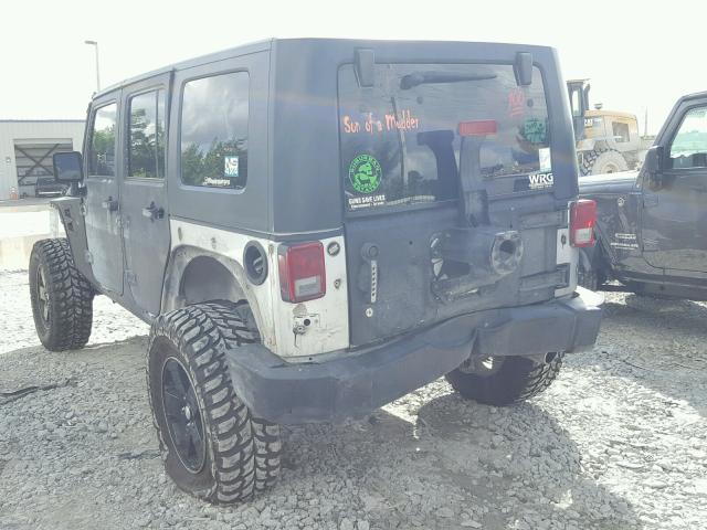 1J4BA3H13AL222871 - 2010 JEEP WRANGLER U BLACK photo 3