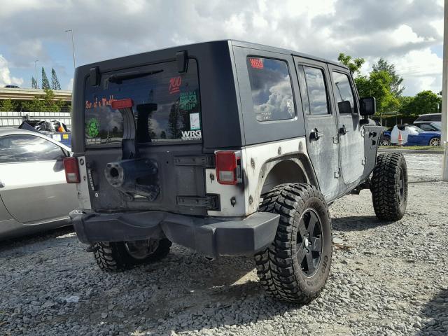 1J4BA3H13AL222871 - 2010 JEEP WRANGLER U BLACK photo 4