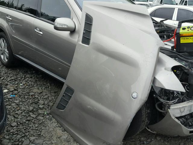 4JGBF22E48A345304 - 2008 MERCEDES-BENZ GL 320 CDI SILVER photo 9