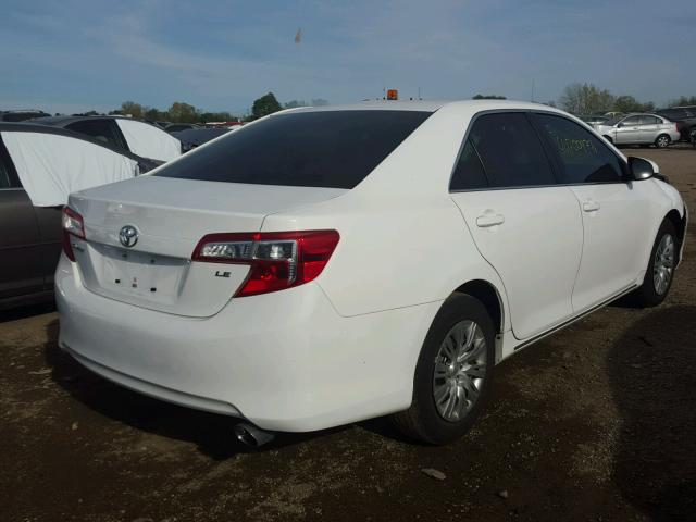 4T4BF1FK4CR270000 - 2012 TOYOTA CAMRY BASE WHITE photo 4