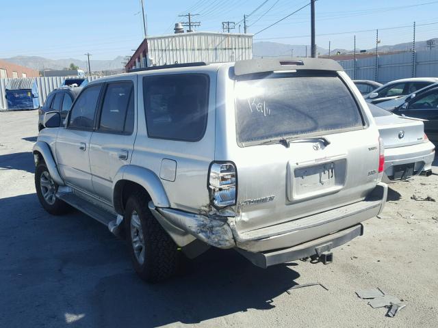 JT3GN86R810204295 - 2001 TOYOTA 4RUNNER GRAY photo 3