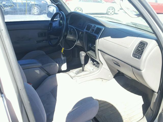 JT3GN86R810204295 - 2001 TOYOTA 4RUNNER GRAY photo 5