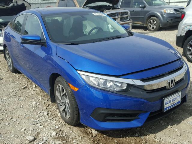 19XFC2F78HE061309 - 2017 HONDA CIVIC EX BLUE photo 1