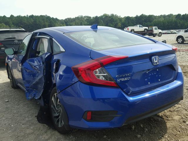 19XFC2F78HE061309 - 2017 HONDA CIVIC EX BLUE photo 3