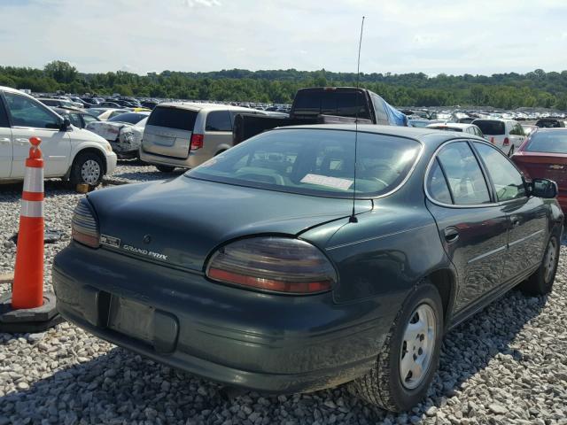 1G2WJ52M3XF252664 - 1999 PONTIAC GRAND PRIX GREEN photo 4