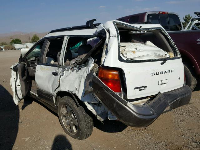 JF1SF655XWH752724 - 1998 SUBARU FORESTER S WHITE photo 3