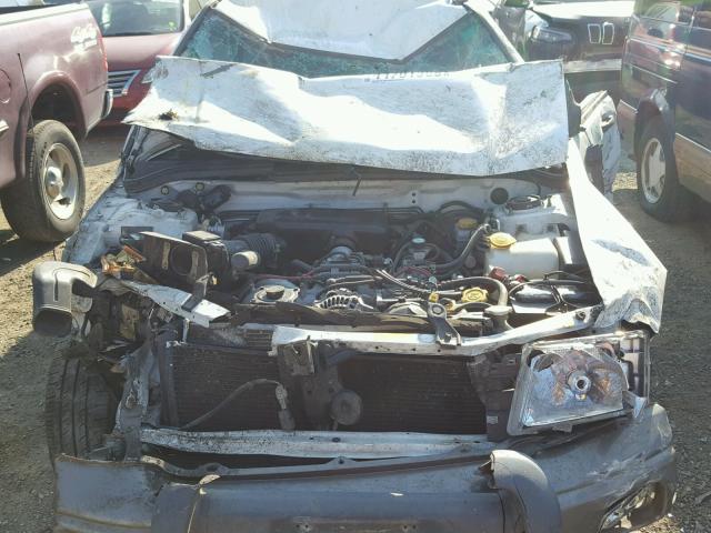 JF1SF655XWH752724 - 1998 SUBARU FORESTER S WHITE photo 7