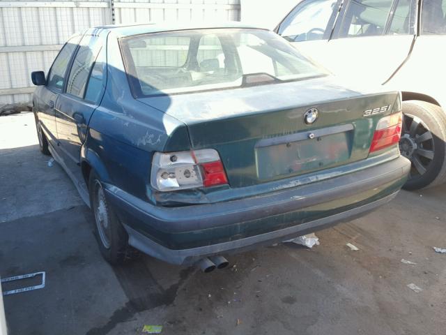 WBACB4317PFL09262 - 1993 BMW 325 I AUTO GREEN photo 3