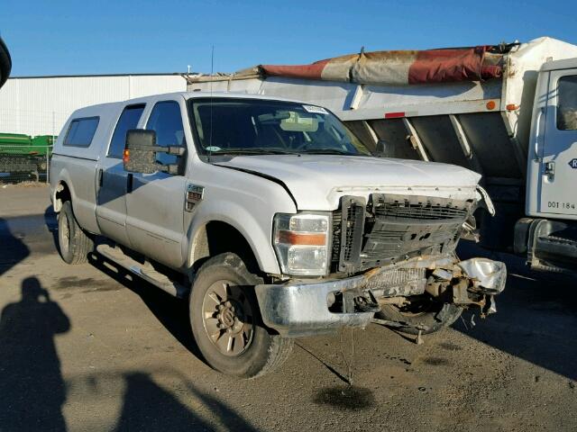 1FTWW31R08EA30654 - 2008 FORD F350 SRW S WHITE photo 1