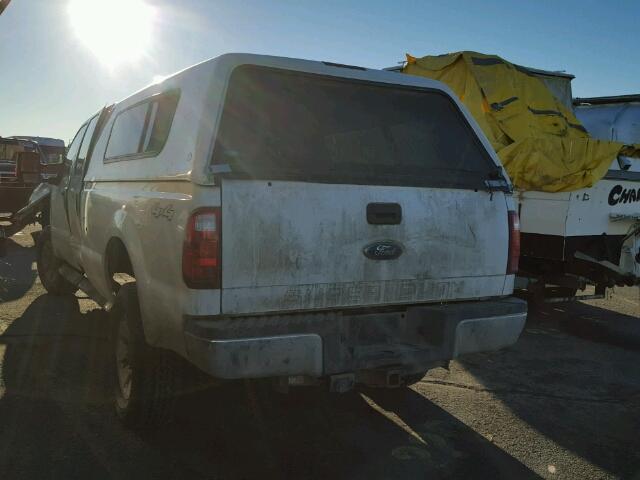 1FTWW31R08EA30654 - 2008 FORD F350 SRW S WHITE photo 3