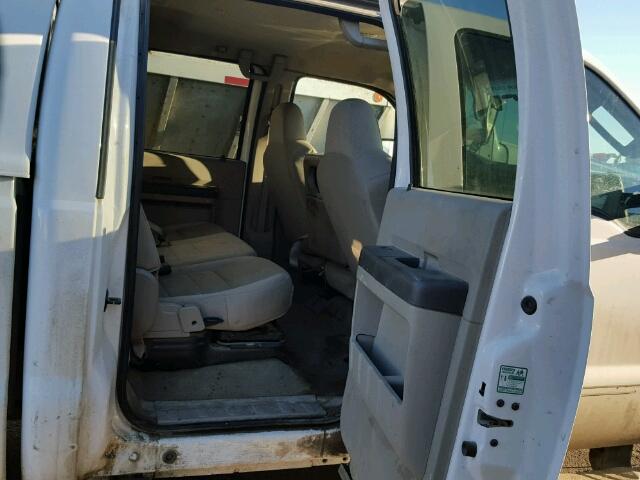 1FTWW31R08EA30654 - 2008 FORD F350 SRW S WHITE photo 6