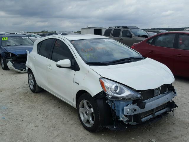 JTDKDTB31G1127589 - 2016 TOYOTA PRIUS C WHITE photo 1