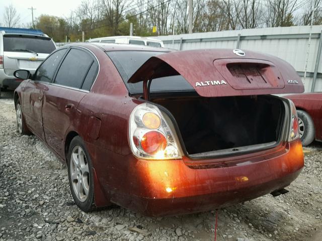 1N4AL11D42C254661 - 2002 NISSAN ALTIMA BAS MAROON photo 3