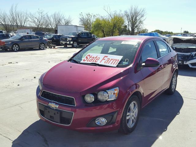 1G1JC5SB1E4130305 - 2014 CHEVROLET SONIC PINK photo 2