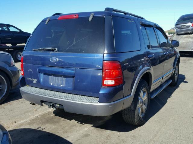 1FMZU73K84UA25384 - 2004 FORD EXPLORER BLUE photo 4