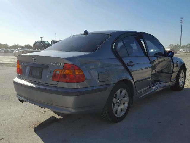 WBAEU33415PR18605 - 2005 BMW 325 XI GRAY photo 4