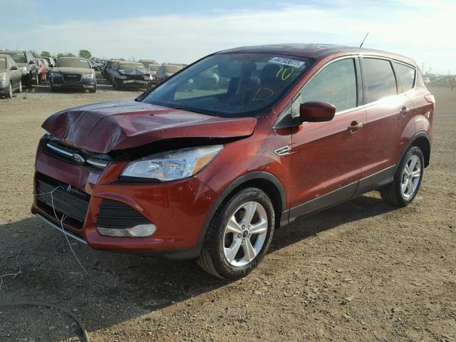 1FMCU0GX3EUE22487 - 2014 FORD ESCAPE SE MAROON photo 2