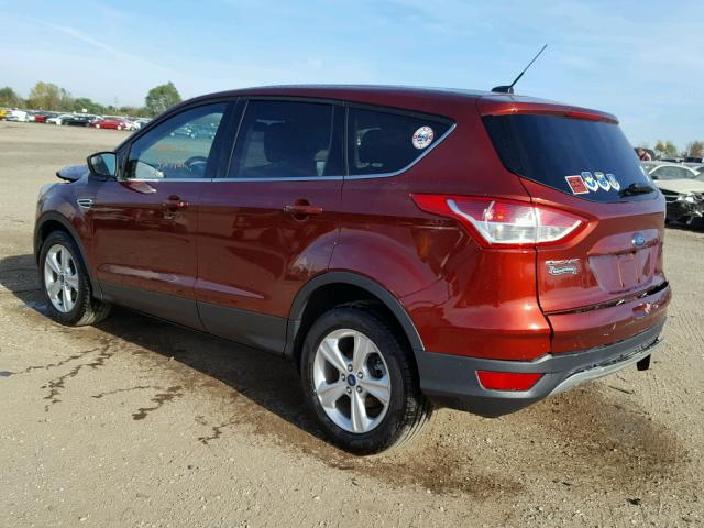 1FMCU0GX3EUE22487 - 2014 FORD ESCAPE SE MAROON photo 3