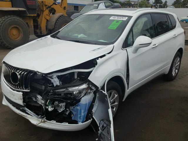 LRBFXDSA0HD149370 - 2017 BUICK ENVISION E WHITE photo 2