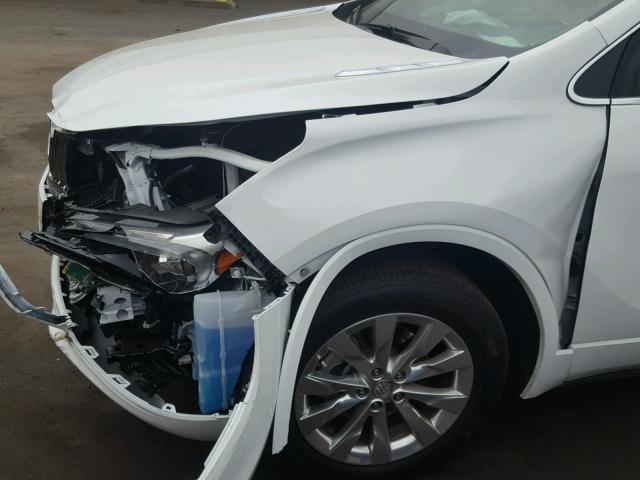 LRBFXDSA0HD149370 - 2017 BUICK ENVISION E WHITE photo 9