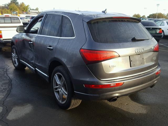 WA1LFAFP1FA106704 - 2015 AUDI Q5 PREMIUM GRAY photo 3