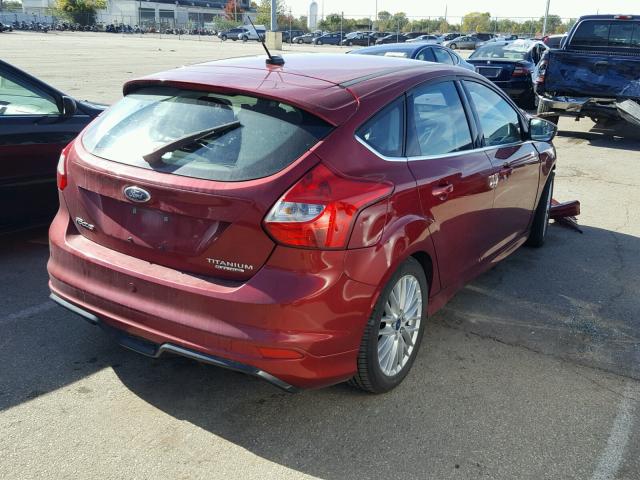 1FADP3N20EL292950 - 2014 FORD FOCUS RED photo 4