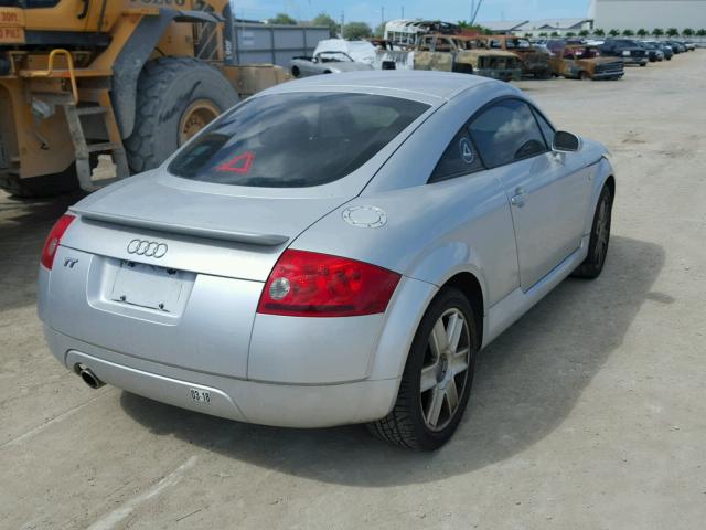 TRUSC28N541002764 - 2004 AUDI TT SILVER photo 4