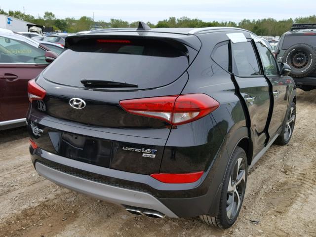 KM8J3CA22JU623039 - 2018 HYUNDAI TUCSON LIM BLACK photo 4