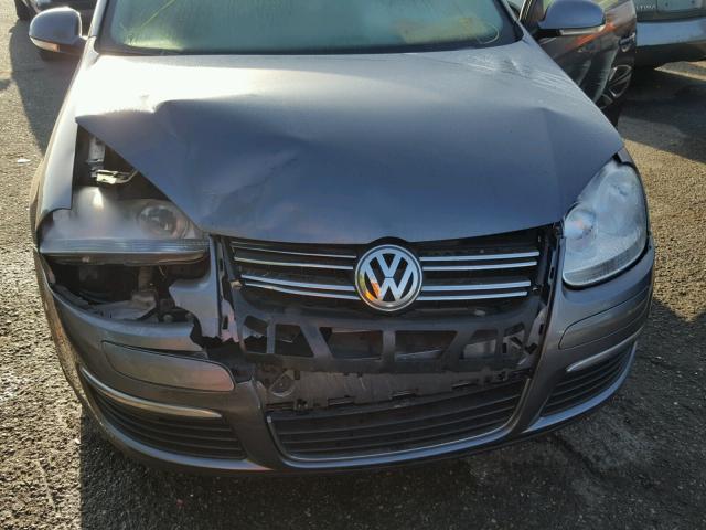 3VWJZ71K79M152822 - 2009 VOLKSWAGEN JETTA S GRAY photo 9