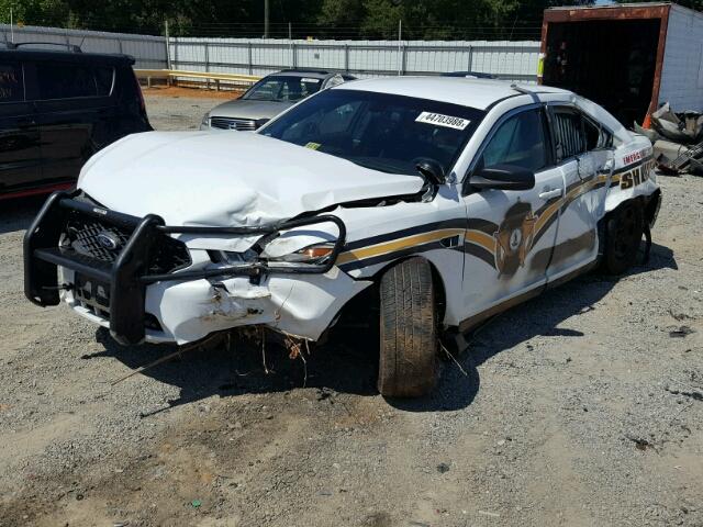 1FAHP2M80DG134536 - 2013 FORD TAURUS POL WHITE photo 2