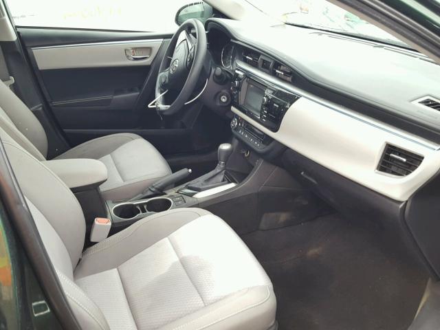 5YFBPRHEXFP337315 - 2015 TOYOTA COROLLA EC 绿色 照片 5