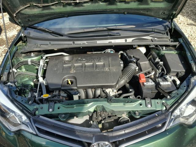 5YFBPRHEXFP337315 - 2015 TOYOTA COROLLA EC 绿色 照片 7