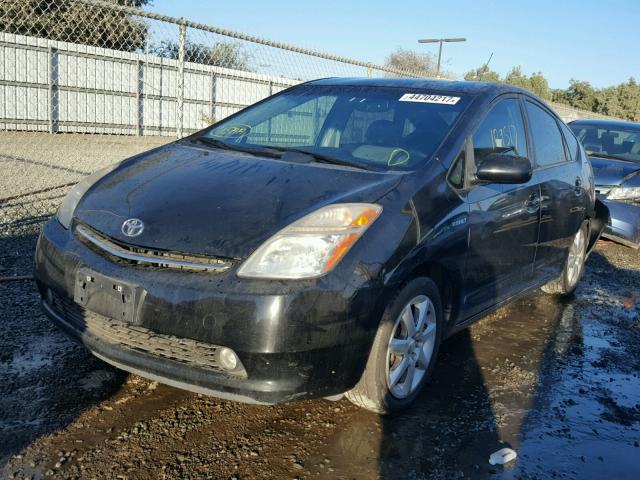 JTDKB20U583343348 - 2008 TOYOTA PRIUS BLACK photo 2