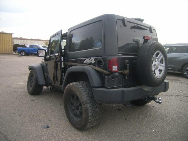 1C4AJWAG4EL232302 - 2014 JEEP WRANGLER S BLACK photo 3