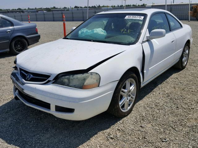 19UYA42693A009840 - 2003 ACURA 3.2CL TYPE WHITE photo 2