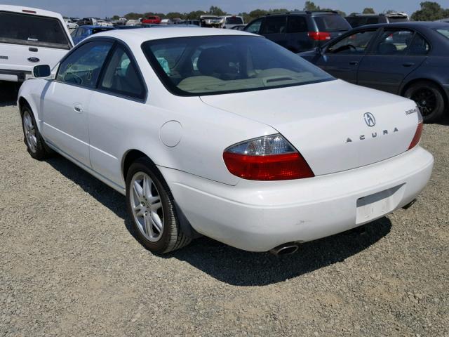 19UYA42693A009840 - 2003 ACURA 3.2CL TYPE WHITE photo 3